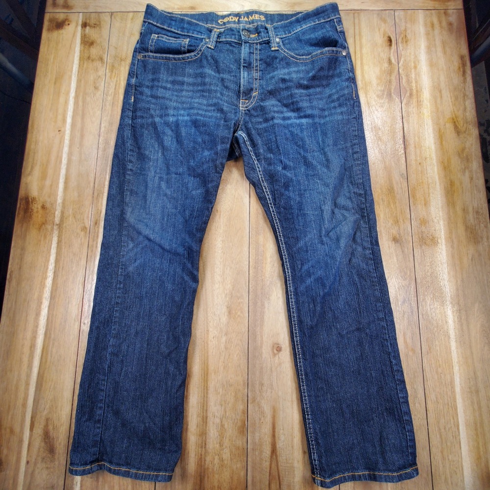 Cody James Jeans Men 36x30 Dark Blue Straight Leg Western Stretch CJSU20J24 - Picture 3 of 8